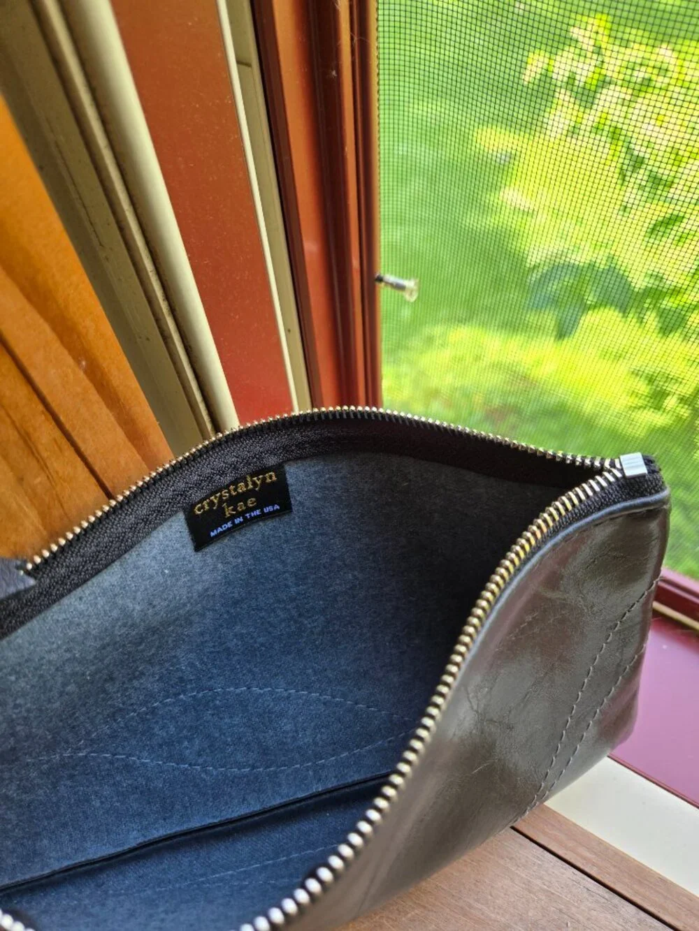 Charleston Large Topstitch Hobo Bag - Coated Canvas VEGAN